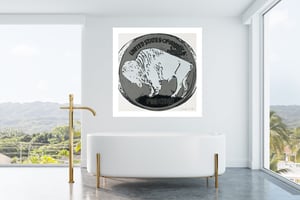 Image of Andy Warhol - Buffalo Nickel, Cowboys and Indians Portfolio Giclee Print, Poster