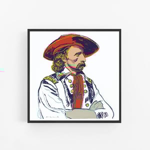 Image of Andy Warhol - General Custer, Cowboys and Indians Portfolio Giclee Print, Poster