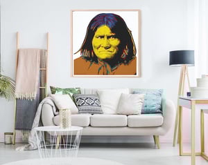 Image of Andy Warhol - Geronimo, Cowboys and Indians Portfolio Giclee Print, Poster