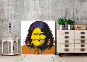 Image of Andy Warhol - Geronimo, Cowboys and Indians Portfolio Giclee Print, Poster
