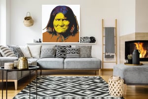 Image of Andy Warhol - Geronimo, Cowboys and Indians Portfolio Giclee Print, Poster