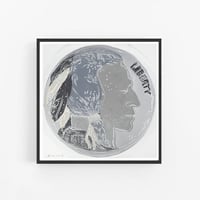 Image 1 of Andy Warhol - Indian Head Nickel, Cowboys and Indians Portfolio Giclee Print, Poster