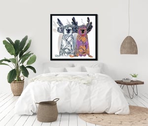 Image of Andy Warhol - Kachina Dolls, Cowboys and Indians Portfolio Giclee Print, Poster