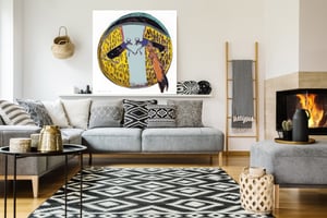 Image of Andy Warhol - Plains Indian Shield, Cowboys and Indians Portfolio Giclee Print, Poster