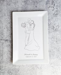 Image 3 of Wedding Portrait Platter