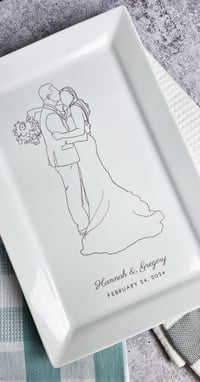 Image 4 of Wedding Portrait Platter