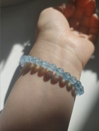 Image 3 of aquamarine bracelet 渐变海蓝宝手链