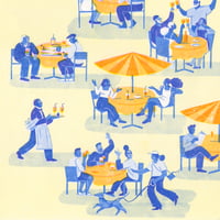 Image 2 of Aperitivo riso print, Aperol