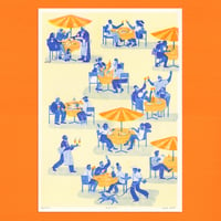 Image 1 of Aperitivo riso print, Aperol