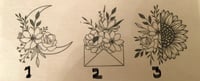 Image 1 of Motif de broderie sur papier soluble