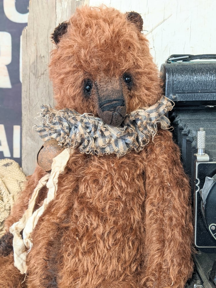 Image of JUMBO 14" -  Vintage MOHAIR Teddy Bear - By Whendi's Bears