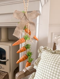 Image 2 of SALE! Hanging Rustic Carrots