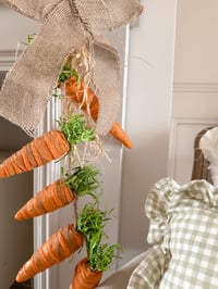 Image 1 of SALE! Hanging Rustic Carrots