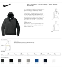 Image 2 of Mahomet Mavericks Nike 1/2 Zip Therma Fit Embroidered Hoodie
