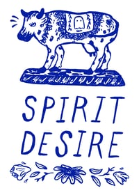 Spirit Desire—"Delftware Cow" T-shirt