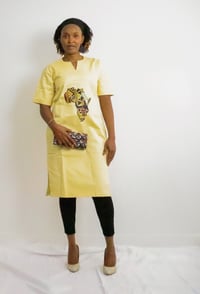 Image 1 of Yellow Africa Dress