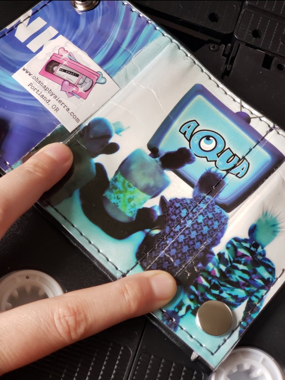 Image of Aqua card wallet #2