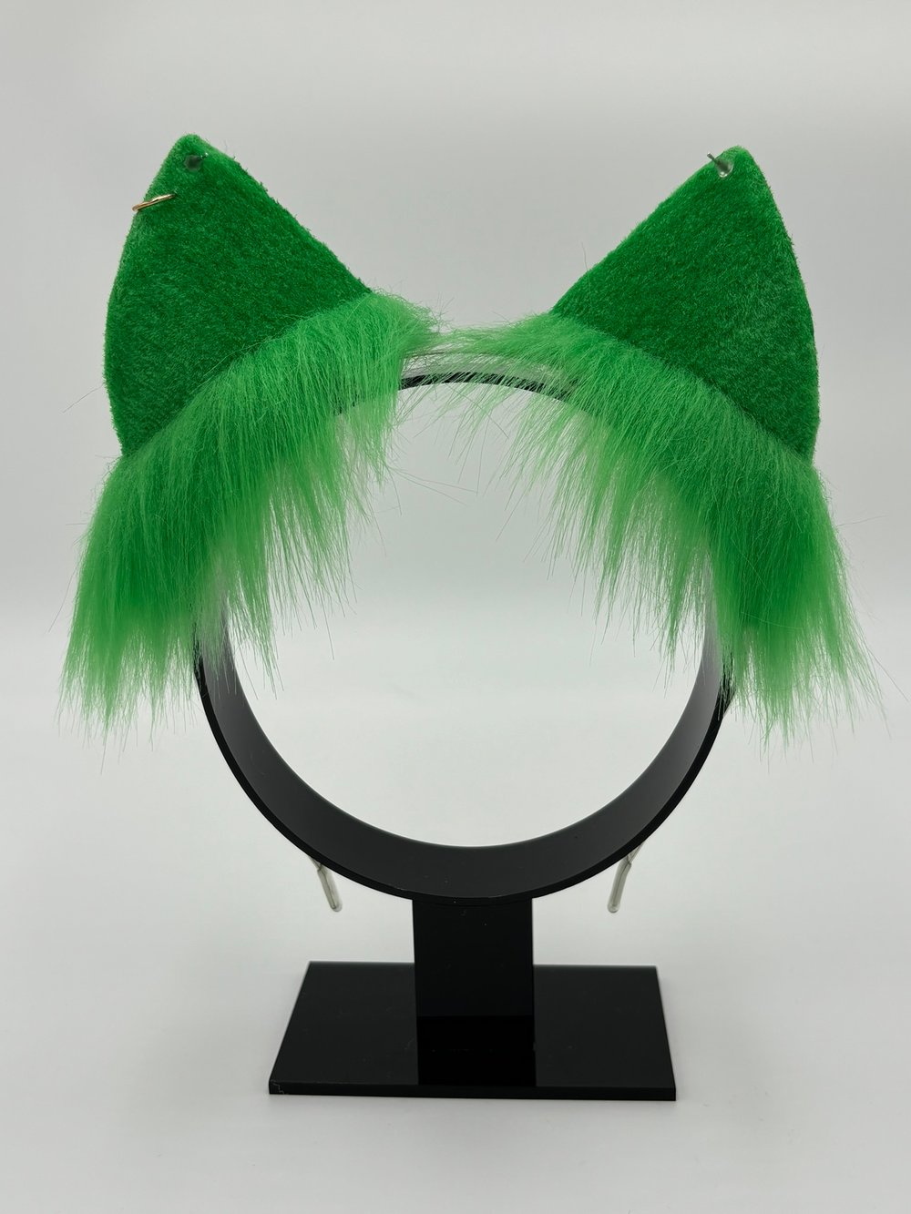 Image of Green & White Kitten Ears