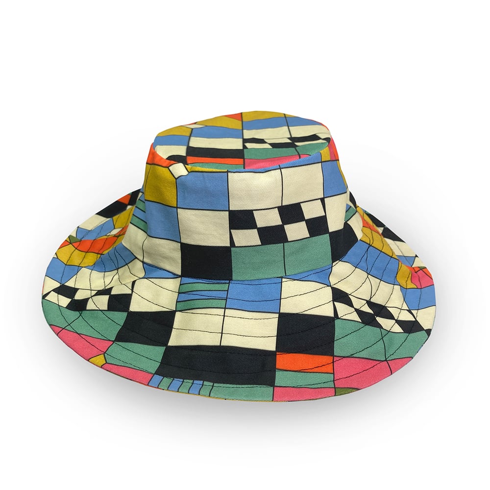 TV Test Pattern Sun Hat