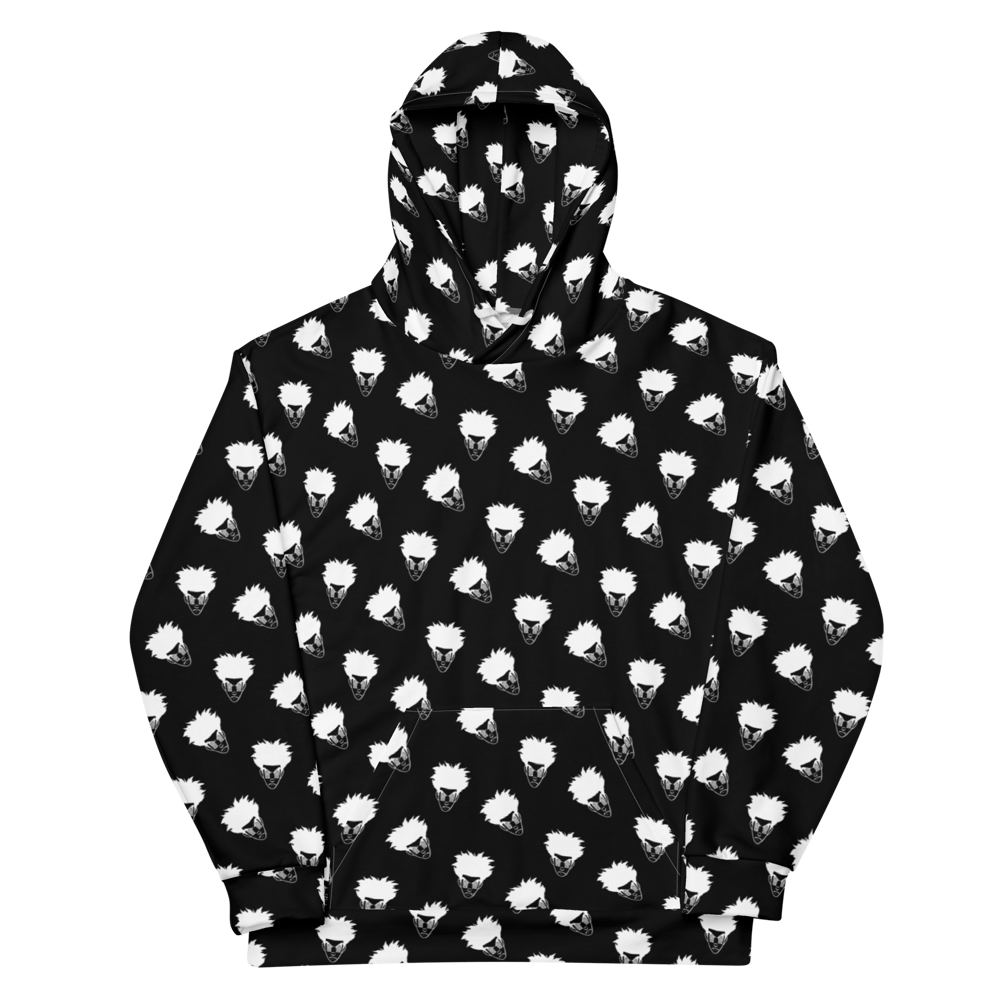 Image of YAGGFU FRONT™ FISTO LOGO ALL OVER PRINT Unisex Hoodie