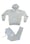 Image of Hustle Allstar Sweatsuit (White/Pink)