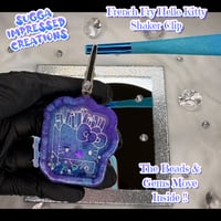 Image 2 of Blue & Purp French Fry Hello Kitty Clip