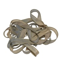 Image 5 of 1PC. NOSTALGIA  42" hand dyed wrist wrap bracelet silk ribbon/by COLOR KISSED SILK