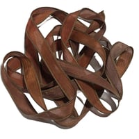 Image 4 of 1PC. NEPTUNE 42" hand dyed wrist wrap bracelet silk ribbon/by COLOR KISSED SILK