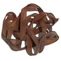 Image 3 of 1PC. NEPTUNE 42" hand dyed wrist wrap bracelet silk ribbon/by COLOR KISSED SILK