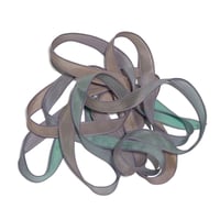 Image 4 of 1PC.  MIRAGE 42" hand dyed wrist wrap bracelet silk ribbon/by COLOR KISSED SILK