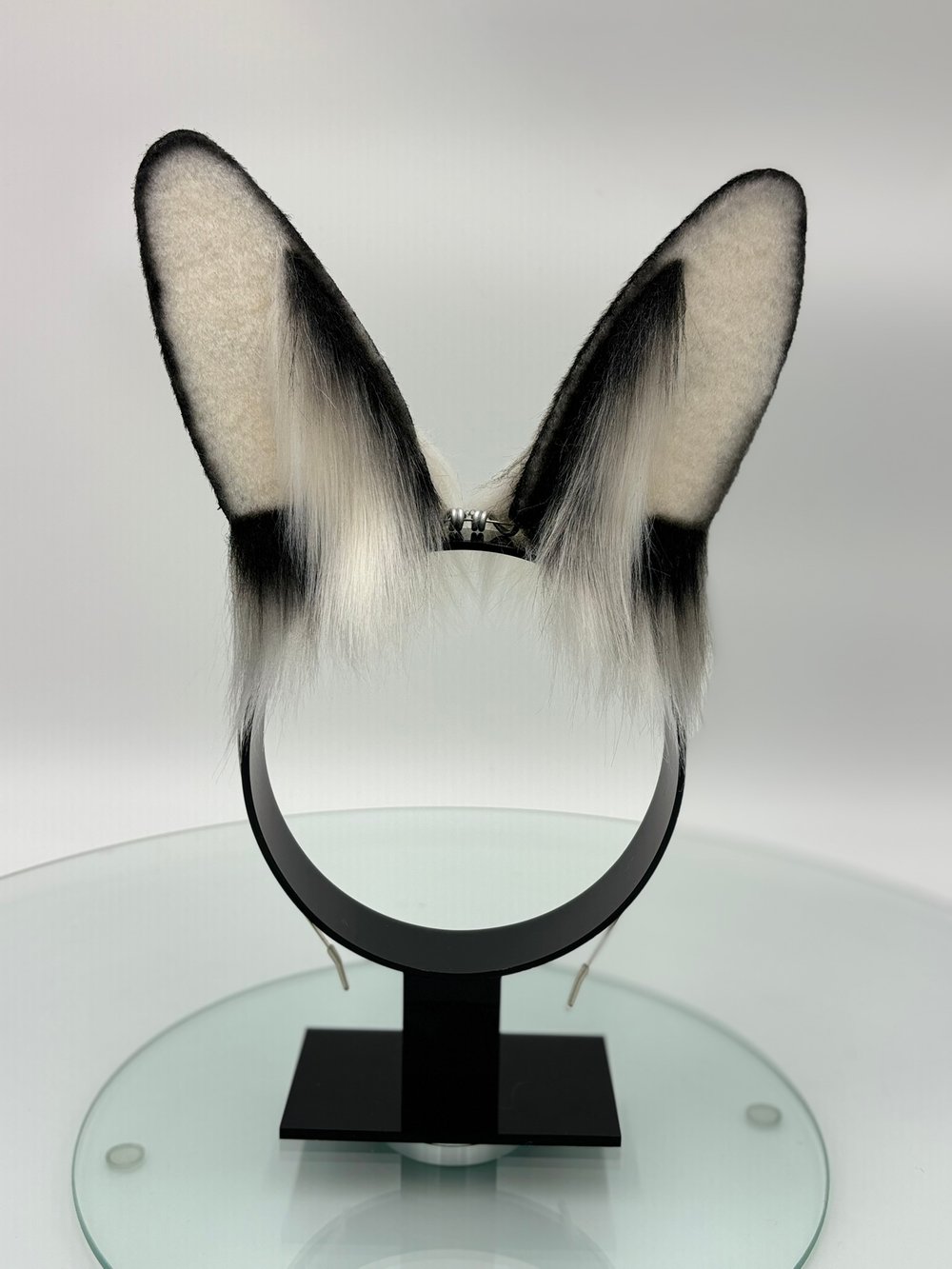 Image of Black & White Mini Bun Ears