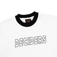 Image 3 of D's Ringer T-Shirt White