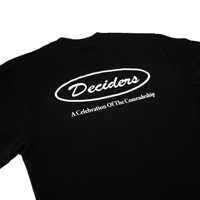 Image 3 of D's Oval T-Shirt Black