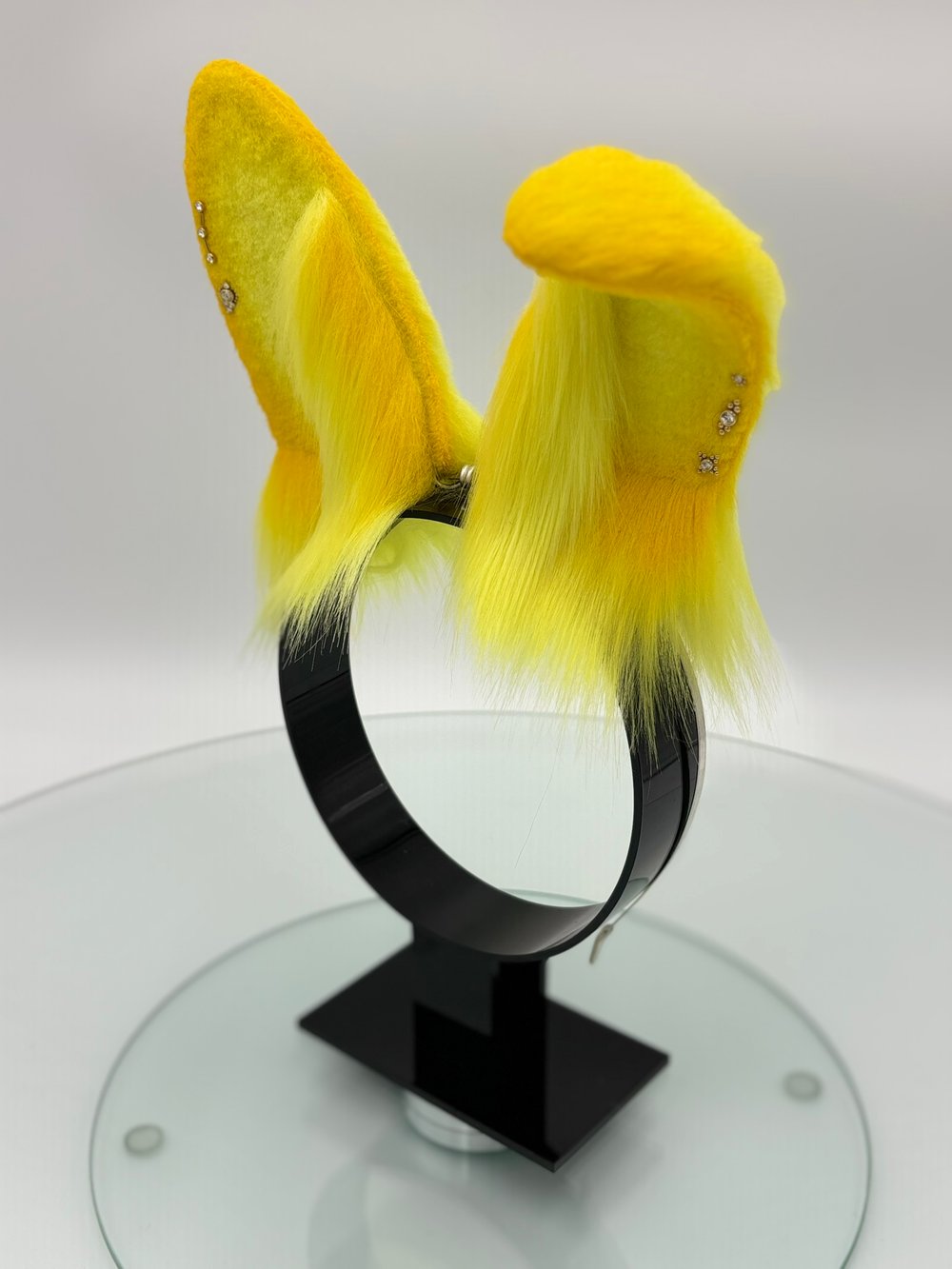 Image of Sunshine Yellow Mini Bun Ears