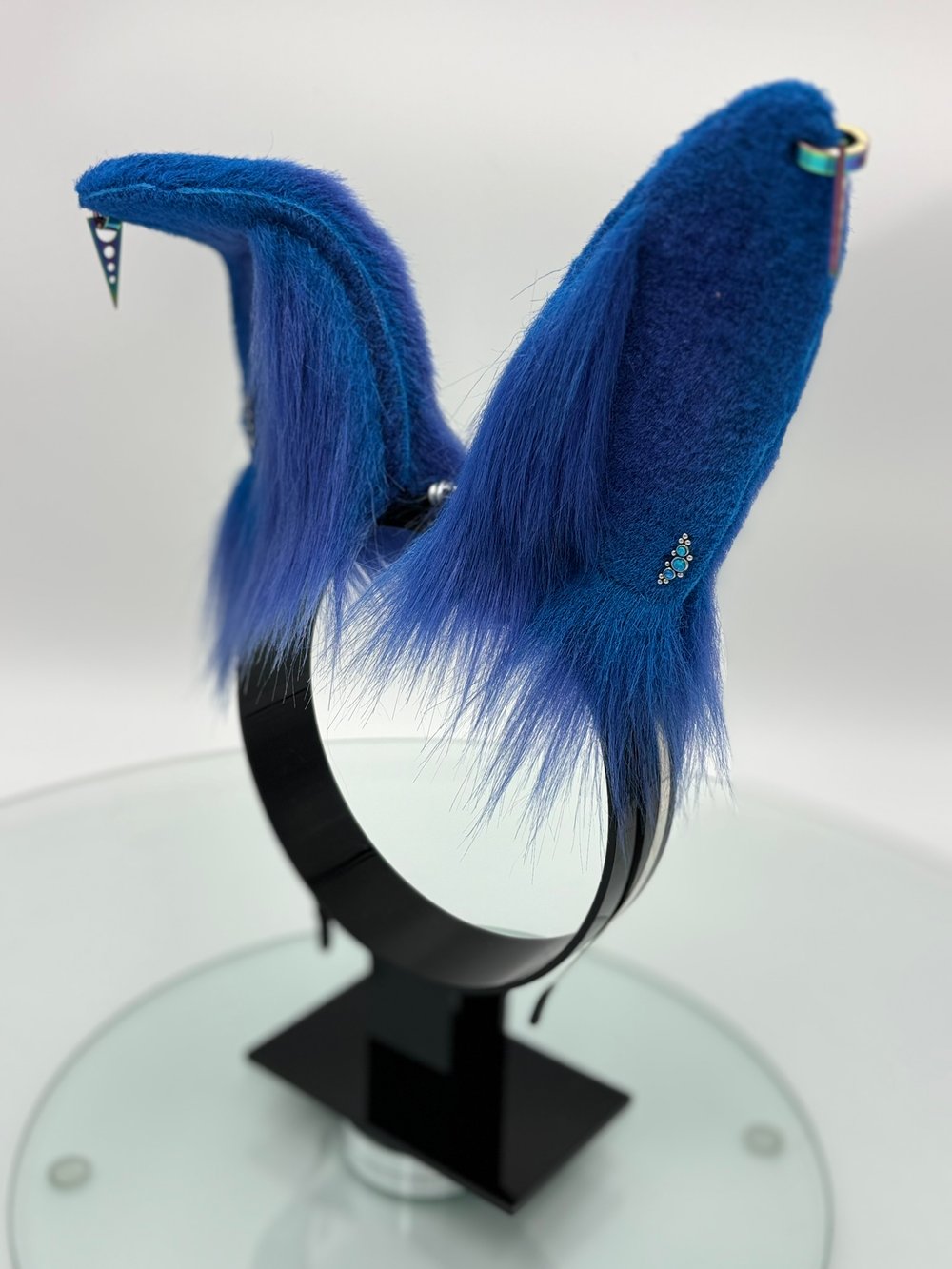 Image of Midnight Blue Mini Bun Ears