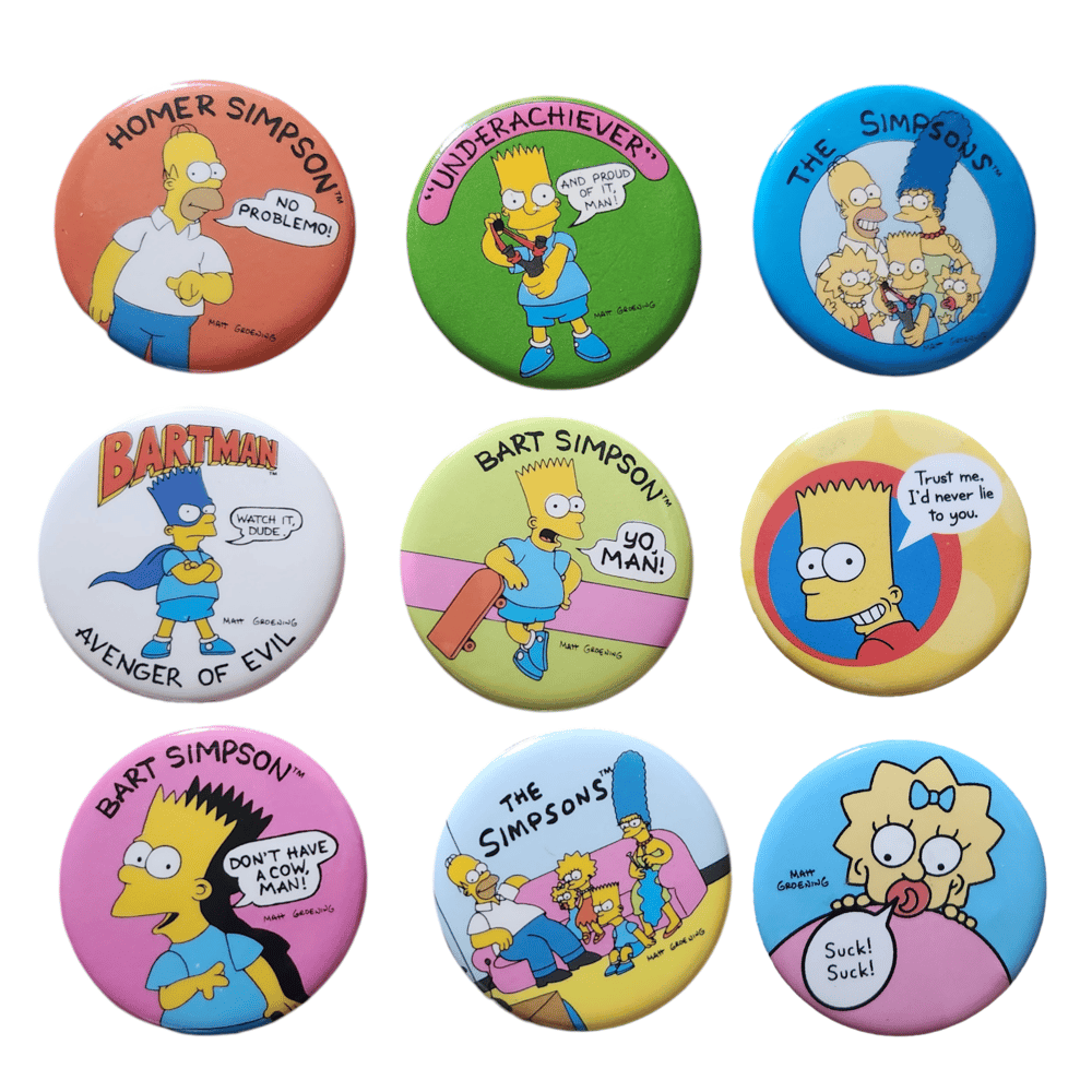 simpsons pins