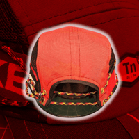 Image 3 of Red/Black NIKE TN 5 panel hat (2/2)