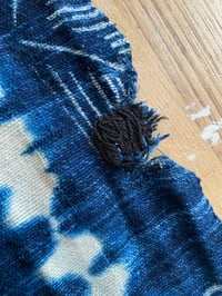 Image 5 of 60s AFRICAN HAND-LOOMED AND HAND-DYED INDIGO SCARF