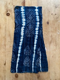 Image 4 of 60s AFRICAN HAND-LOOMED AND HAND-DYED INDIGO SCARF