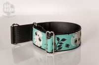 Image 2 of *Ready to Ship* Large Floral Skulls on Teal  |  2" Limited Slip  |  Size 13-18"