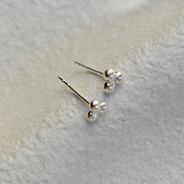 Image of LENNOX STUDS SILVER