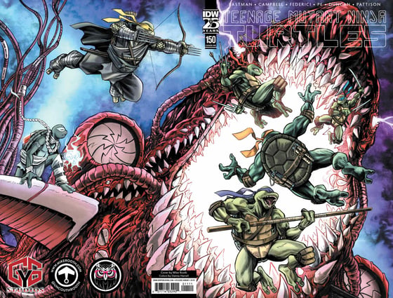 Image of TMNT #150 Wraparound  Rooth/Harrell/GY6 Exclusive! 
