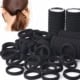 50/100pcs Black Hair Bands for Women Girls.