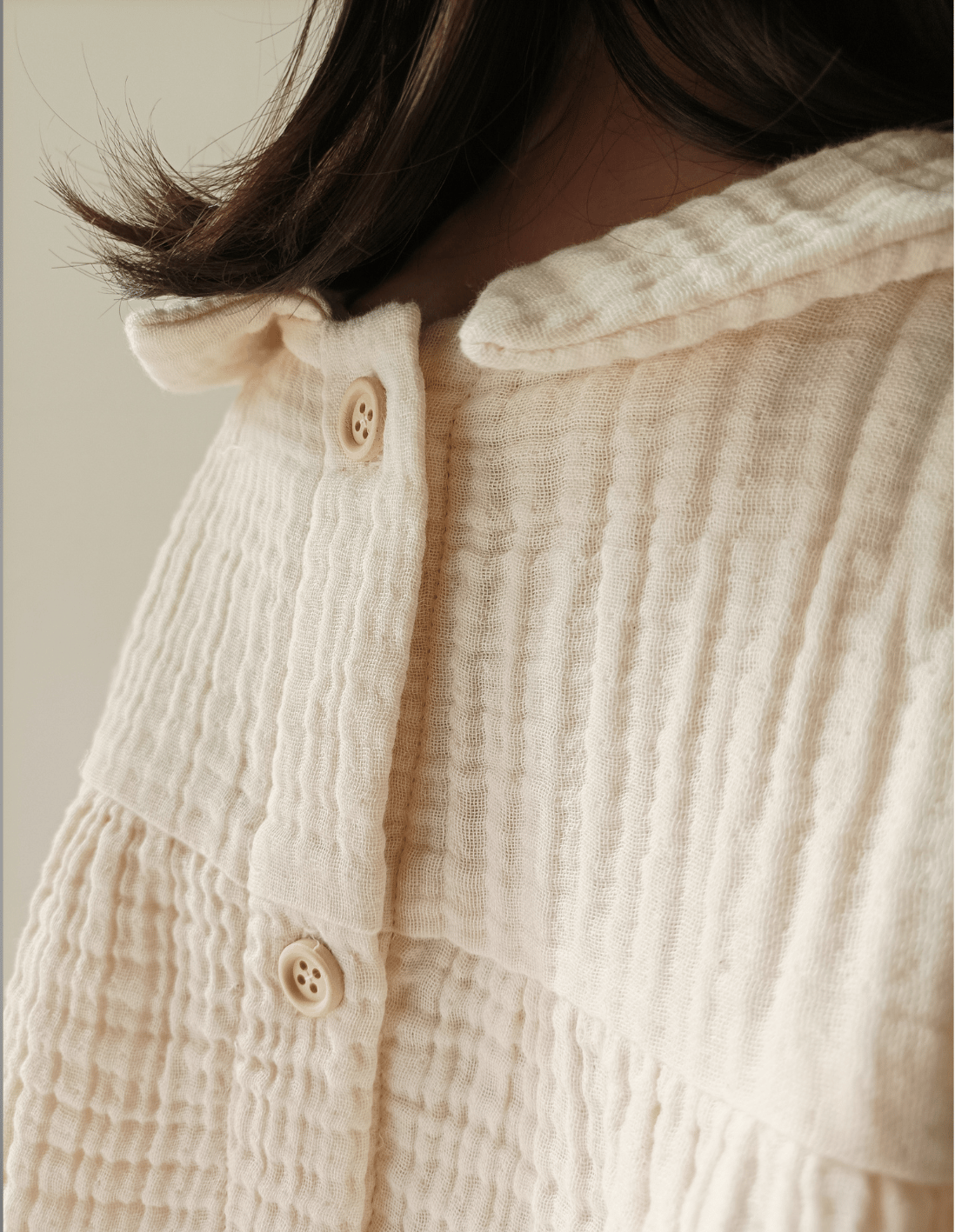 Image of BLUSA IN GARZA_undyed