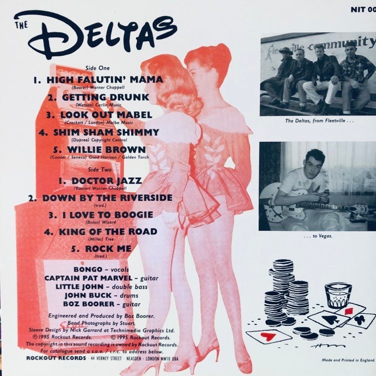 THE DELTAS - FROM FLEETVILLE TO VEGAS (10") LP