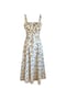 Image of Andraya Corset Dress - Yellow/Blue