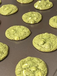 Green Tea White Chocolate Cookies