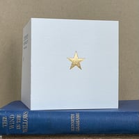 Image 3 of GOLD FOILED STAR GREETING CARD