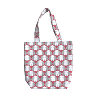 Image 1 of Tote bag dog red