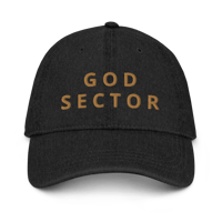 Image 4 of God Sector | Denim Dad Hat